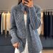 Pure Base Cardigan, Autumn And Winter Sweater, Sweater, Knitted Twist, Korean Version Versatile Top, Women's Jacquard_ecoleips.com