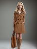 "Chic Double-Breasted Wool Coat For Women – Slim-Fit Long Trench Coat With Stand Collar, Warm & Stylish (Black/Coffee, Asian & EU Sizing)"_ecoleips.com