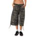 Women's Camouflage Wide Leg Capri Jeans Loose Casual Workwear Trendy Pocket Detailing 6 New Styles_ecoleips.com