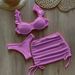 Women's Clothing New Bikini Suit Three Piece Suit Bikini High Waist Sexy Gathered Split Swimsuit Female_ecoleips.com