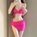 New Two Piece Cover Up Bikini Sexy Sun Protection Slimming Pure Swimsuit For Small Busts Plus Size Alluring Women's Vacation Wear_ecoleips.com