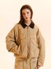 girl Girl Girl New 2025 Barn Style White Duck Turn-Down Collar Vintage Distressed Oversized Parka Down Jacket Loose Coat_ecoleips.com