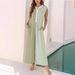 Women's Clothing Summer Style Women's Relaxed Wide Leg Jumpsuit Sleeveless Color Block Loose Fit Long Pants_ecoleips.com