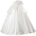 Off The Shoulder Satin Wedding Dress French Heavy Duty Court Style Covers Arms Plus Size_ecoleips.com