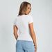 Summer Slim Fit Women's T-Shirt European American Style Pullover High Grade Milk Silk round Neck Hot Girl Outer Wear Fashion Top_ecoleips.com