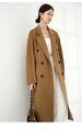 100% Pure Coat For Women, Lon Style, Winter 2025, Lon-sleeved, Wavy Pattern, Double-sided Cashmere Coat,_ecoleips.com