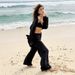 Women's Clothing Casual Two Piece Set Solid Color Trousers And Shirt Fashion Loose Fit_ecoleips.com