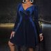Women's Clothing 2025 Spring And Autumn Christmas Long Sleeve V-neck Dress_ecoleips.com