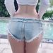 2025s 616#2025 New Summer Women's Jeans Denim Shorts Hot Pants Low Waist Sexy Nightclub Outfit_ecoleips.com