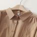 Women's Clothing Cotton Long Sleeved Shirt Loose Striped Retro Style Base Top Spring New Style For Women_ecoleips.com