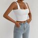 2026 Cross-Border Spring/Summer Bestseller: Simple Wide-Shoulder Women's Camisole With Double-Layer Fabric, Slim_ecoleips.com