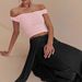 Cross-border European And American Sexy Y2K Mesh Ruched Tank Tops, Summer Off-shoulder Outerwear T-shirts, Women's_ecoleips.com