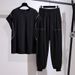 Women's Clothing Loose Fashion Leisure Sports Two Piece Suit_ecoleips.com
