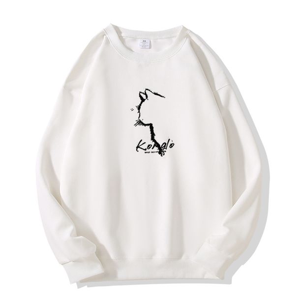 New Autumn And Winter American-style Niche Cat Print Design, Fashionable, Versatile, High-end, Casual, Loose-fitting_ecoleips.com