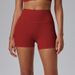 vvcx 2025s Brushed Naked Feel Yoga Three-Quarter Quick-Dry Tight Sports Shorts Women Butt-Lifting Running Training Fitness Pants_ecoleips.com