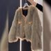 Maillard Autumn And Winter Mao Mao Temperament Short Mao Mao Jacket Women_ecoleips.com