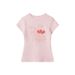 Nariele Bow Print Design Sleeved T-shirt For Women, Slim Fit, Summer Slimming, Short And Spicy Girl Top_ecoleips.com