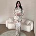 Women's Clothing New Goddess Style Fashion Temperament Lady Silky Comfortable Suit_ecoleips.com
