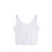 Women's Sexy Fitted Camisole Top Sleeveless Yoga Wear Short Cropped Style_ecoleips.com
