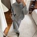 Cross-Border Turtleneck Skirt European American Style, Loose Knitted Two-Piece Sweater Set For Women, Autumn And Winter_ecoleips.com