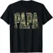Women's T-Shirts Retro Camo Camouflage Dad Fathers Day T-Shirt_ecoleips.com