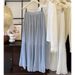 French Retro Elegant Romantic Fairy Pleated High-Waisted Midi Long Umbrella Skirt Slim Fit Chiffon Full Skirt for Women_ecoleips.com