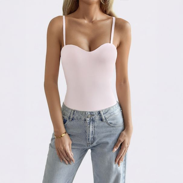 Diyun European And American Y2K Style Fashion Strapless Sexy Tank Top Camisole Women's Clothing 2026 Summer_ecoleips.com