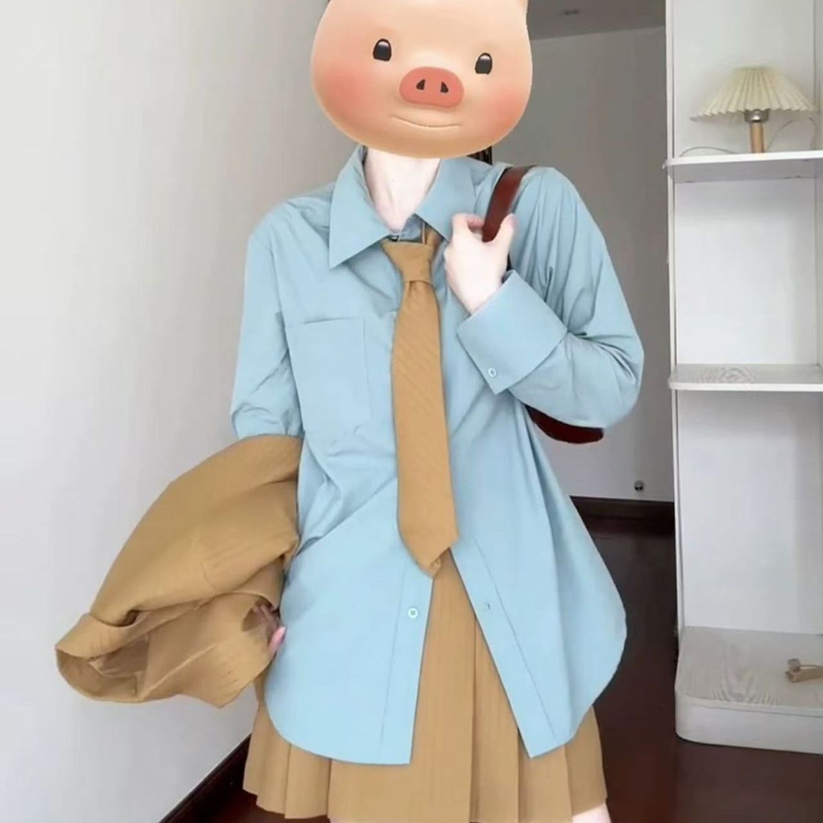 girl Korean Style Suit Skirt For Women Spring 2025 New Hot-Selling Early Autumn Winter High-End Elegant Full Set OOTD Outfit_ecoleips.com