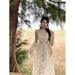 Ethnic Style Bohemian For Women Summer New Plus Size Beach Vacation Strap Long Dress Two-Piece Set_ecoleips.com