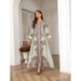 Luxury Embellished Kaftan Dress – Elegant Muslim Women’s Long Sleeve Robe With High-Density Crystal & Beading (Multiple Colors & Sizes)_ecoleips.com