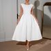 Cross-border European And American French Elegant Style Solid Color High-end Long Dress Women's Clothing 2025_ecoleips.com