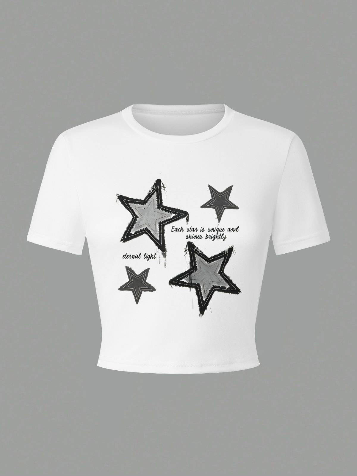 Cross-Border Foreign TradeEuropean American Hot-Selling Women's Summer New Sweet And Spicy Printed T-Shirt_ecoleips.com
