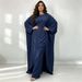 2026 New Cross Border Style Solid Color Batwing Sleeve Belted Top + Wide Leg Pants Set_ecoleips.com