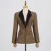 2025s Fashionable Sophisticated Jacket For Women In The Spring Autumn Of 2025, With Elegant Temperament And A One Button_ecoleips.com