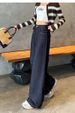 Warm Fleece Lined Jeans For Woman Y2k Pants Loose Wide Leg Trousers Winter 2025 Trendy Design Comfort Stretch Blue Denim_ecoleips.com