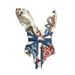 Women's Clothing New Bikini One Shoulder Ruffle Tight Toucan Split Swimsuit And Wrap Skirt Set_ecoleips.com