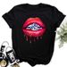 Summer European And American Cross-border Foreign Trade Wholesale T-shirts, Round-neck Casual Plus-size Loose_ecoleips.com