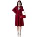 Autumn New Korean Fashion Silk Scarf Sweater Knitted Maternity Dress_ecoleips.com