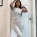 Women's Clothing High End Fashion Retro Chic Two Piece Suit_ecoleips.com