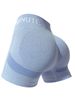 Women's Clothing Seamless Peach Hip Yoga Shorts For Women Solid Color Quick Drying Outer Wear Running Fitness Sports Three Quarter Pants_ecoleips.com
