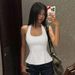 Purely Alluring Sexy Hot Girl Halter Neck Tank Women 2026 New Slim Fit Back-Tie Top Wholesale For Foreign Trade_ecoleips.com