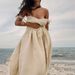 Cross-border Pure Cotton V-neck Camisole 2024 Spring New European And American Style Fashionable Sexy Backless Tie Dress_ecoleips.com