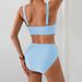 Women's Clothing Women's High-Waisted Bikini Set Style Spaghetti Strap Two-Piece Swimsuit Sexy Swimwear Beach & Pool Ready_ecoleips.com