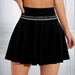Women's Clothing Tennis Skirt Sports Skirt Badminton Skirt Seamless Knitted Four Sided Stretch Sports Casual_ecoleips.com