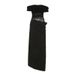Women's Style Slim Fit One Shoulder Dress With Temperament, Hollowed Out Mesh Splicing, Pure Desire Long Skirt_ecoleips.com