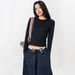 Women's Slim Fit Long Sleeve Yoga Sports Top Round Neck Checkered Fitness Wear For Running Training Pilates_ecoleips.com