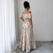 2025 Best-Selling New Women's Elenzga Elegant Long Dress With Open Back And Off-Shoulder Straps_ecoleips.com
