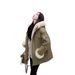 girl 2025 Winter Foreign Trade Lamb Wool Hooded Fleece Parka New Down Jacket Women's Workwear Cotton Coat Trendy_ecoleips.com