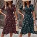 Real Shot In-stock Foreign Trade Cross-border 2025 New Hot-selling European And American Floral Wrap-around Tie-waist_ecoleips.com