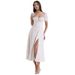 Spring Summer New Women's Fashion European And American Style Floral Solid Color Sexy Slit Strapless Tight-fitting Short_ecoleips.com